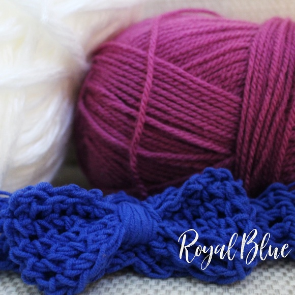 royal blue baby headband